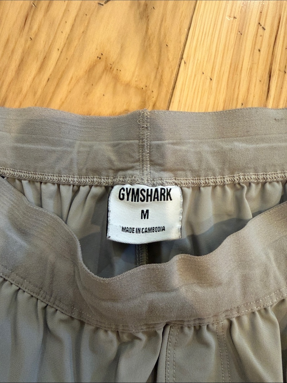 Gymshark Light Gray Men's Training Joggers - Picture 2 of 5